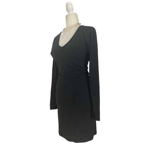 M Missoni Long Sleeve Mini Dress Wool Blend in Black - Picture 9 of 15